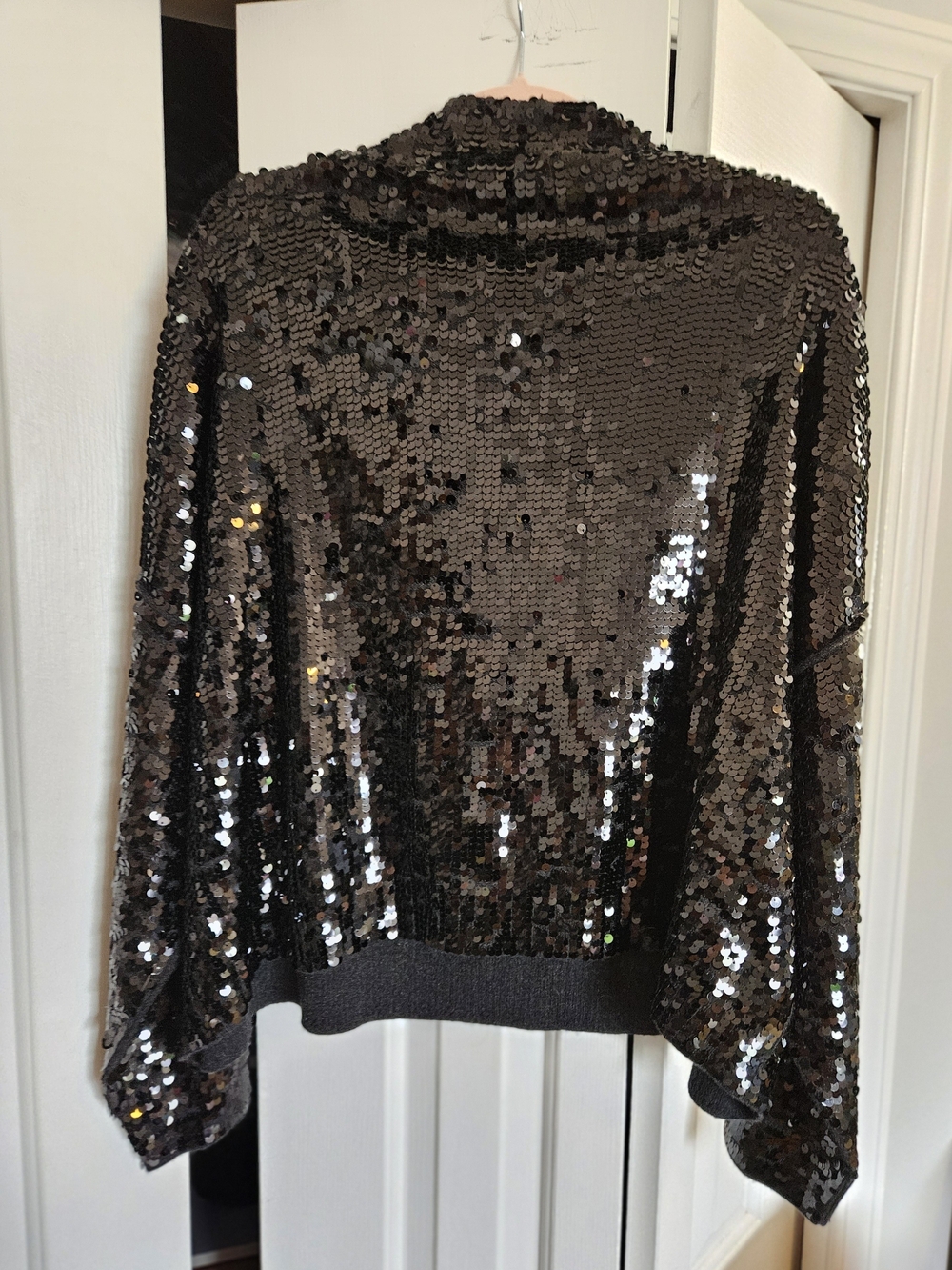 Pilcro From Anthropologie NWT 100% Cashmere Sequin Top - Picture 2 of 4